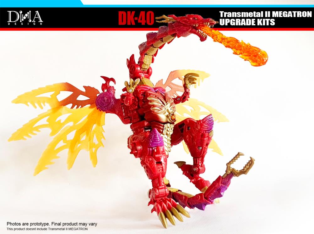 DNA Design DK-40 Legacy Transmetal II Megatron Upgrade Kit